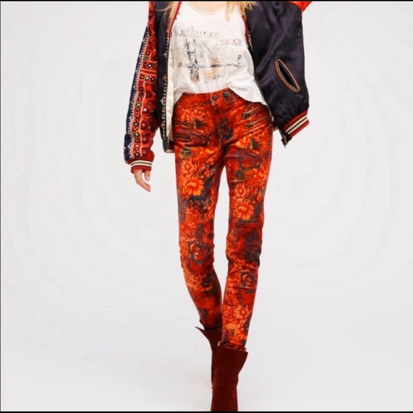 Free People Pants - Free people Lennon skinny high waist jeans. NWT